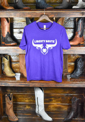 Liberty Brute Purple Bull Face T-Shirt